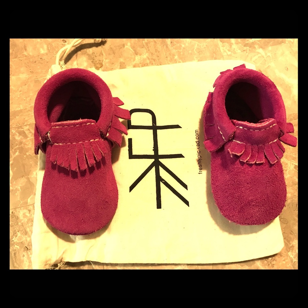 Freshly Picked Suede Moccs Size 4